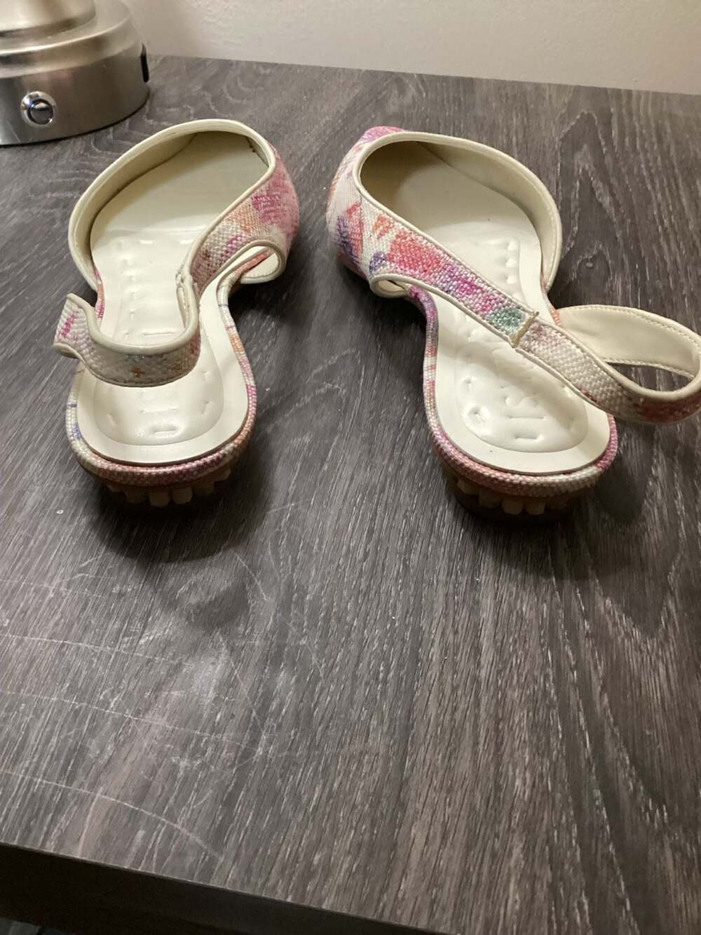 Sarto by Franco Sarto Riva 2 Floral Slingback Flats Size 6M - Picture 4 of 6